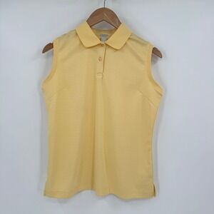 Page‎ & Tuttle Cool Wing Yellow/White Striped Sleeveless Golf Tank Top Women's M